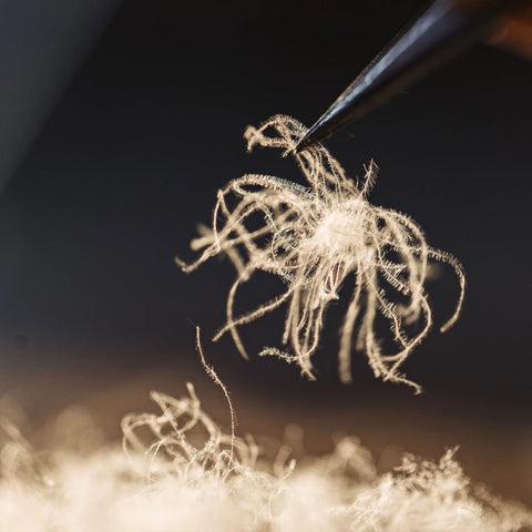 MADEN Damen-Kurzdaunenjacke, 90 % Entendaunen, warm, dick, kurz geschnitten, Steppjacke im Retro-Wildleder-Patchwork-Stil mit Stehkragen, Winteroberbekleidung 