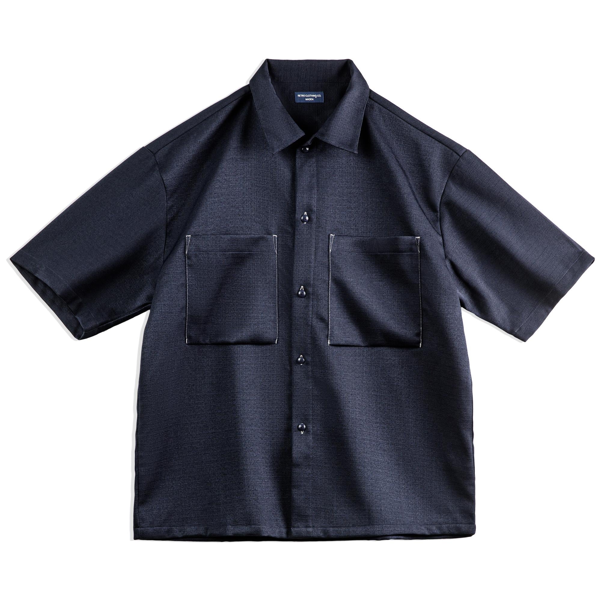 MADEN Herren Atmungsaktives, knitterfreies Baumwoll-Casual-Hemd