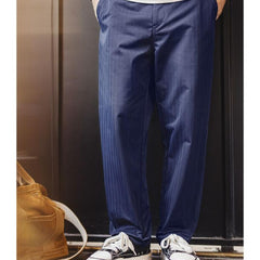 MADEN Retro Cord Cord Patchwork Locker sitzende Hose