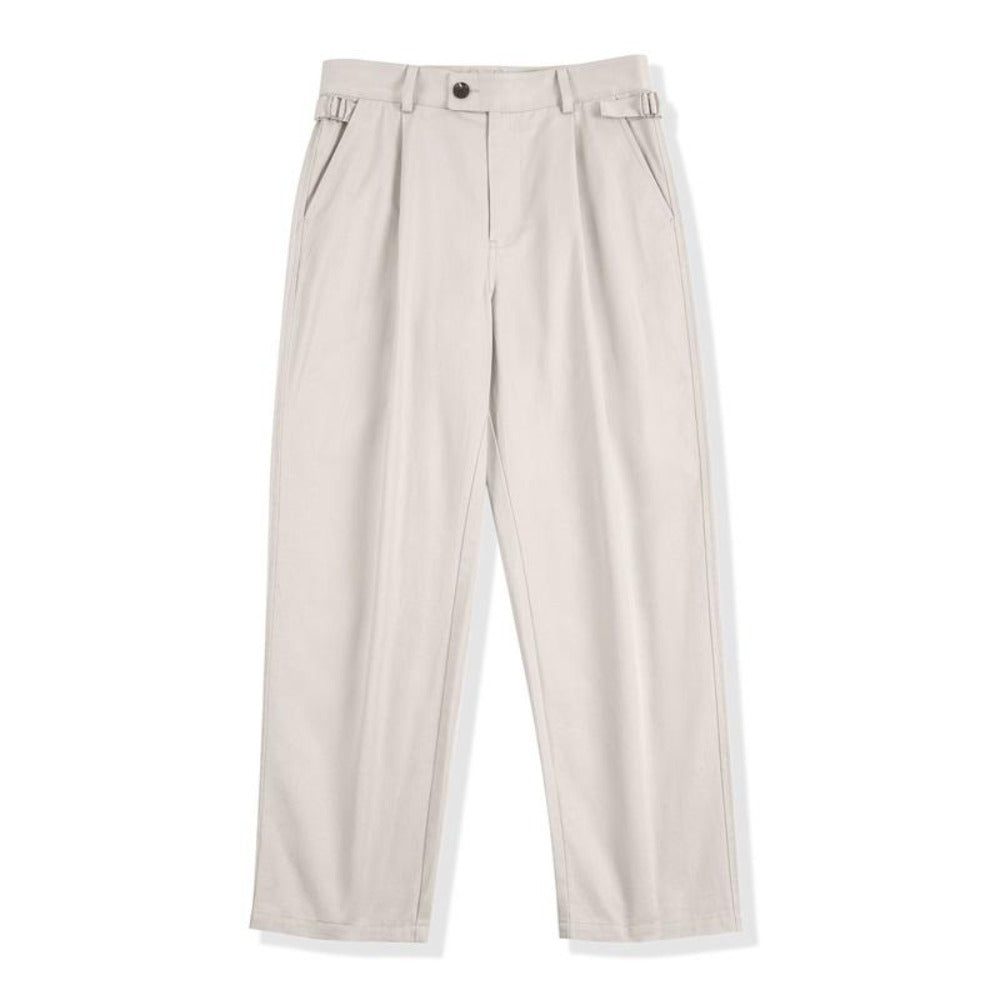 MADEN Naples Knopfleiste Weite Baumwollhose