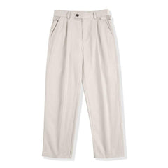 MADEN Naples Knopfleiste Weite Baumwollhose