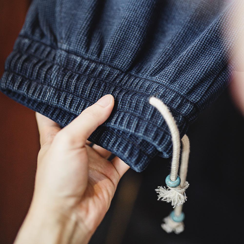 MADEN Vintage Waffelstruktur Sweatpants mit lockerem Schnitt
