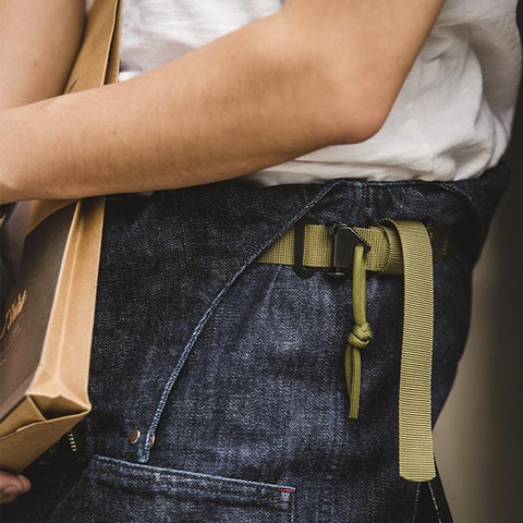 MADEN Utility SAS Schnellverschlussgürtel, multifunktionaler, verstellbarer Outdoor-Gürtel für Herren aus Canvas-Gewebe