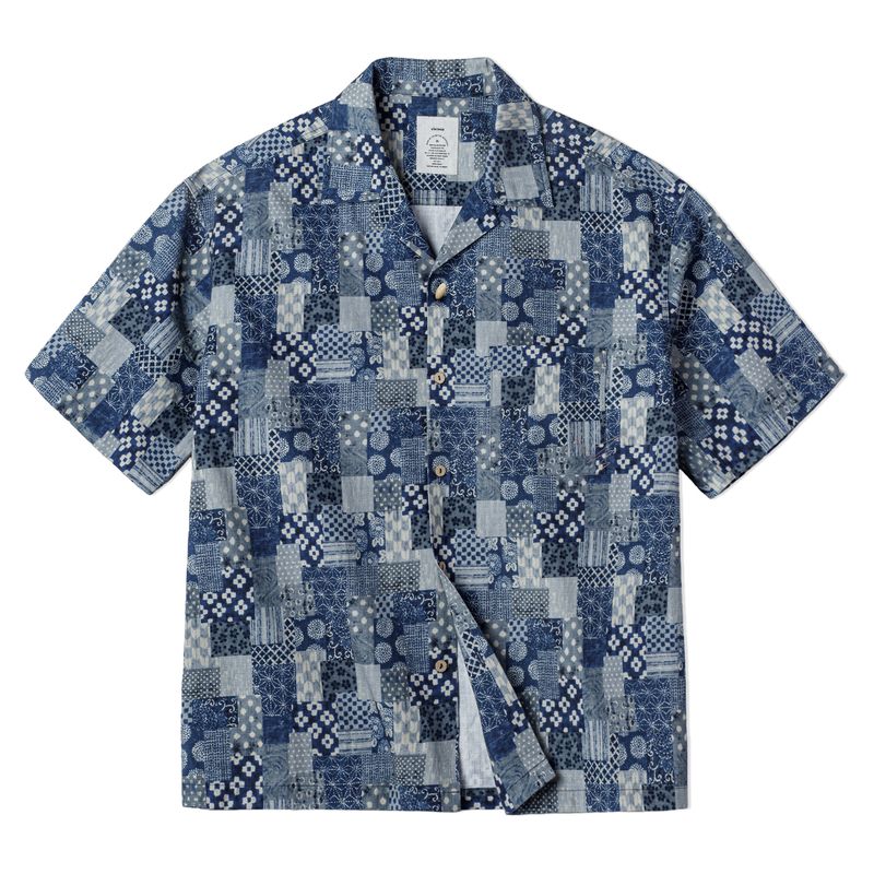 MADEN Men's Boro Denim Shirt