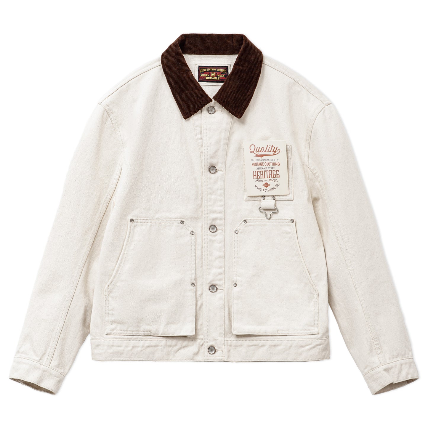 MADEN J22 Chore Jacket Corduroy Collar