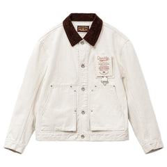 MADEN J22 Chore Jacke mit Cordkragen