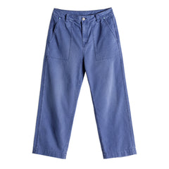 MADEN Blau gewaschene Canvas-Hose