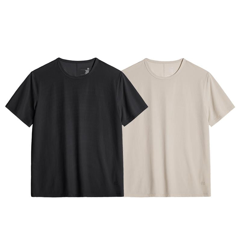 MADEN Ice‑Silk High‑Stretch Cooling T-shirt Men | Quick‑Dry Compression Base‑Layer Moisture‑Wicking Tee Summer 2025 #iceSilkTee
