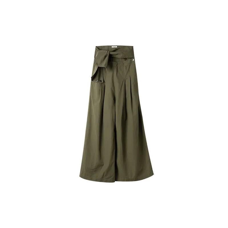 Maden Retro Series High Waist Wide-Leg Casual Pants