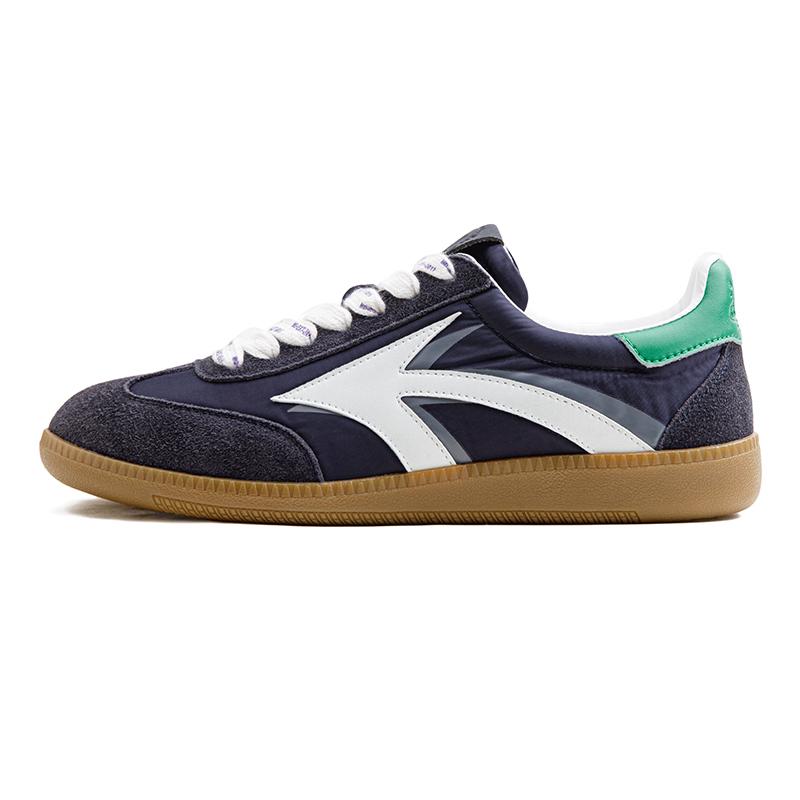 MADEN Retro-Freizeitschuhe für Herren, Patchwork-Obermaterial, deutscher Sneaker, Gummisohle, leichte und weiche Sportschuhe, Outdoor-Sneaker für Herren 