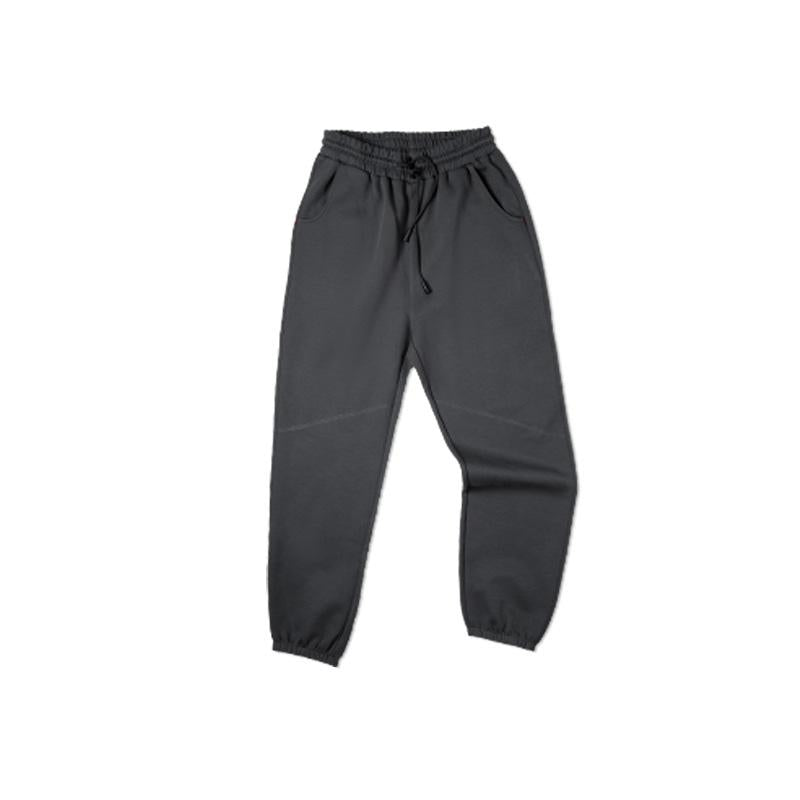 Pantalon de jogging décontracté MADEN pour homme, en coton, avec cordon de serrage, taille élastique, coupe droite et ample, style jogging essentiel. 