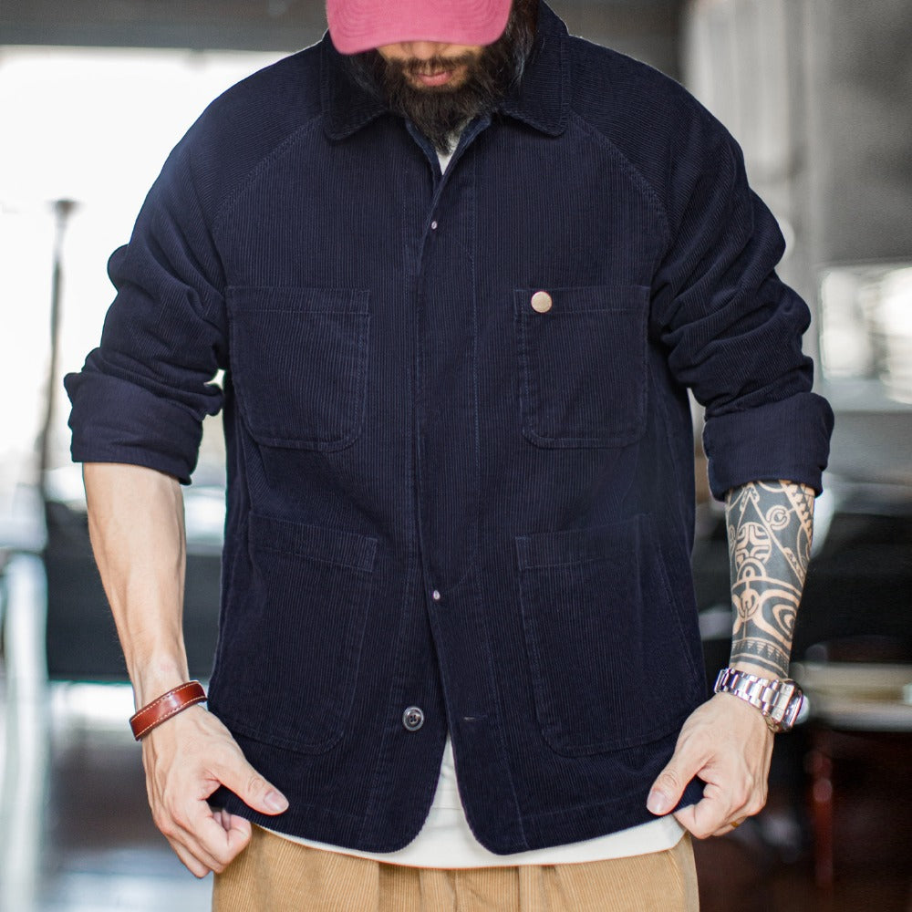 Chaqueta de pana con cuatro bolsillos MADEN