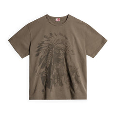 MADEN Chief Joseph Muster bedrucktes T-Shirt - 100 % Baumwolle
