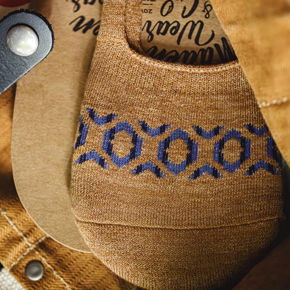MADEN Retro Navajo Muster Baumwoll Unsichtbare Socken