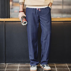 Jeans rectos sueltos con tacto de Tencel retro MADEN