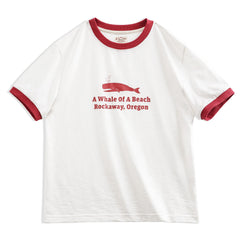 Maden Damen Freizeit T-Shirt mit Rundhals und Kontrast