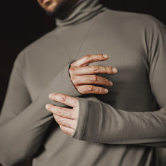 Camiseta térmica de manga larga con cuello simulado MADEN