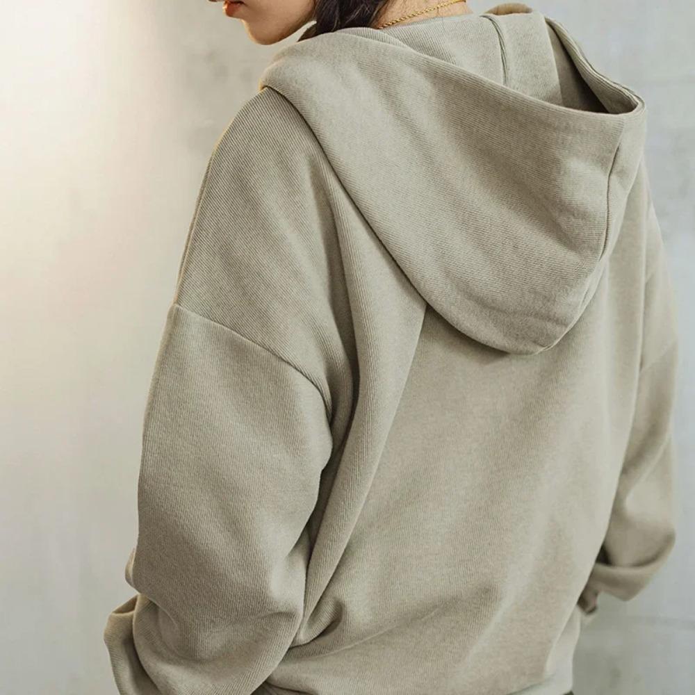 MADEN Cape-Hoodie für Damen mit TREK-Motiv, vielseitiger, lässiger Pullover, Herbst-Lagenjacke, Streetwear-Sweatshirt 