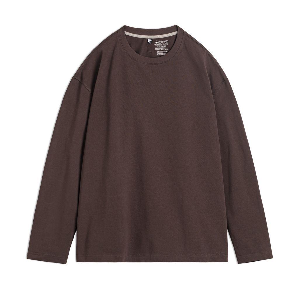 T-shirt à manches longues MADEN 305 g/m² – 100 % coton, doux pour la peau 