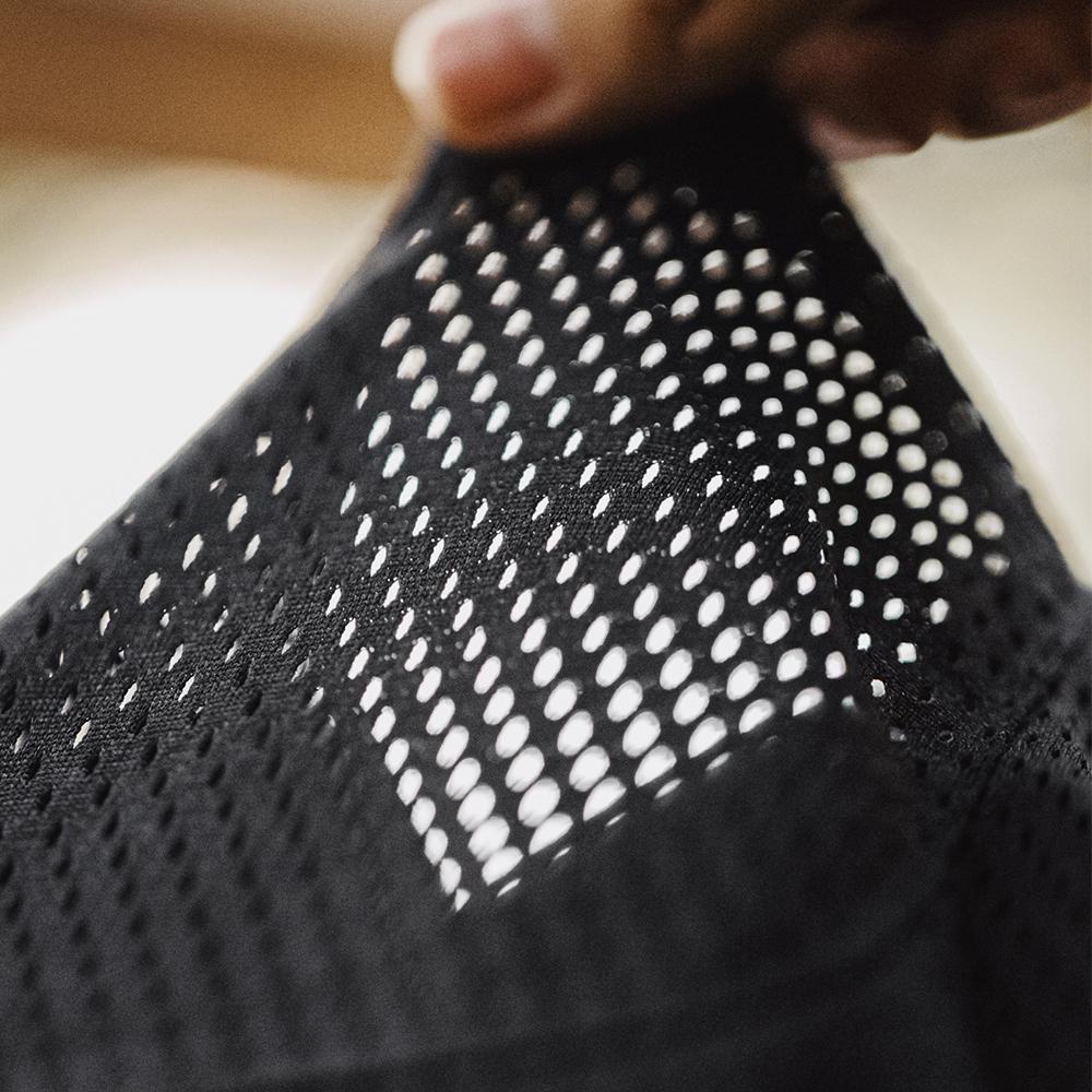 MADEN Doppel-Lagen Mesh Patchwork Basketball Shorts