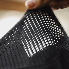 MADEN Doppel-Lagen Mesh Patchwork Basketball Shorts