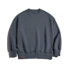 Sudadera de cuello redondo de tela técnica Air-Layer de peso pesado MADEN