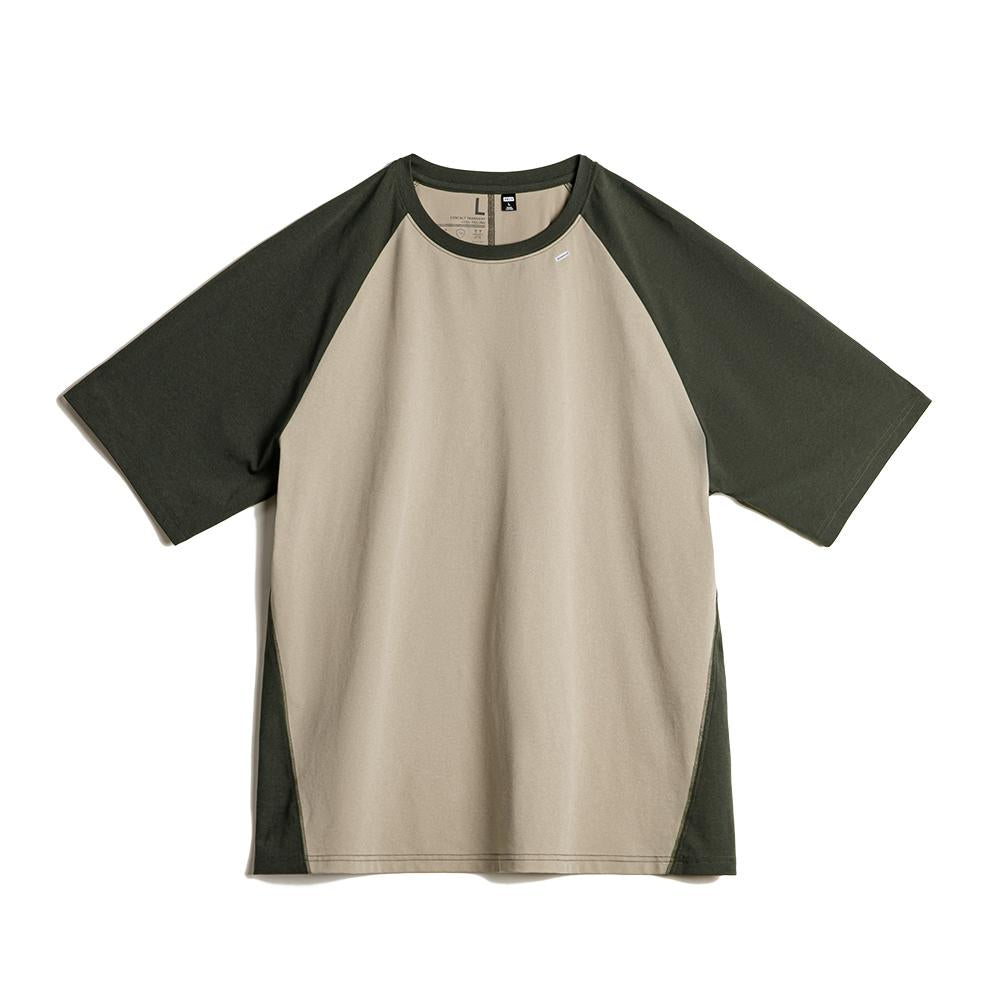 MADEN Quick-Dry Colorblock Breathable T-shirt