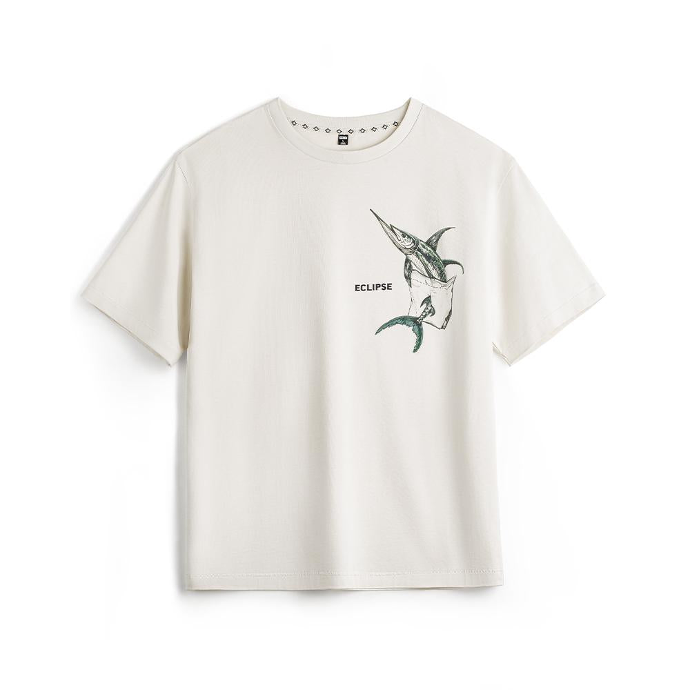 MADEN Cotton 100% Graphic T-shirt | Men's Loose‑Fit Retro Creative Print White Tee Casual  Ribbed Crewneck #cottontee