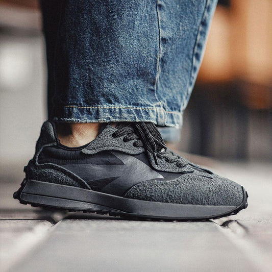MADEN Retro Chunky Sole Black Warrior Sneakers