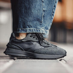 Chaussures Maden Retro Black Warrior pour hommes, baskets basses à semelle épaisse, polyvalentes et confortables, idéales pour le jogging et les loisirs. 