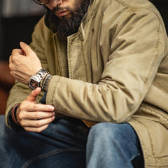 Maden N1 Deckjacke - Dicke, warme Baumwolle für Herren 