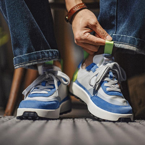 Chaussures de tennis rétro en maille MADEN pour hommes | Baskets légères, respirantes et à séchage rapide pour l'été et la course à pied 