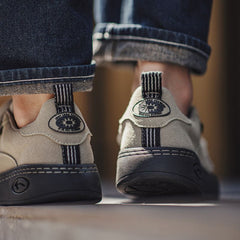 Maden Retro Wildleder Skate-Schuhe mit dicker Sohle, niedrig geschnitten