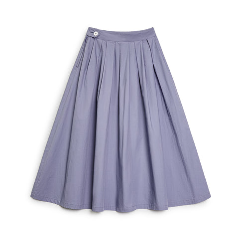 마덴 봄 주름 우산 치마 일본식 A라인 작업복 치마 부드럽고 가벼운 봄 도파민 치마 여성용