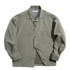 Chemise à manches longues MADEN – Tissu effet peau de pêche rétro, coupe ample  thumbnail