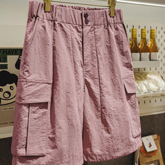 MADEN Schnelltrocknende Nylon-Cargo-Shorts mit lockerem Sitz