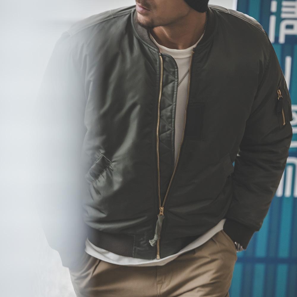 MADEN MA1 Veste de vol chaude pour hommes