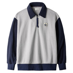 MADEN Fleece Halb-Zip Polo-Sweatshirt