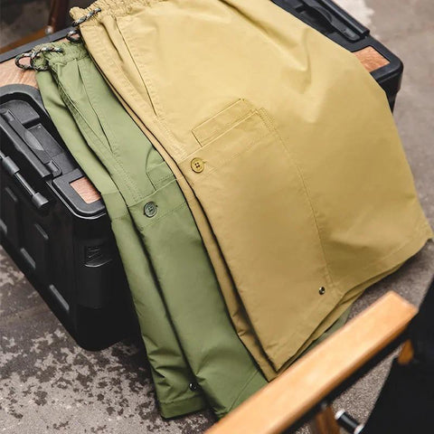 MADEN メンズ カーゴ カジュアル ズボン ポケット付き 戦術用 ショートパンツ ビーチ用 ショートパンツ キャンプ アウトドア用