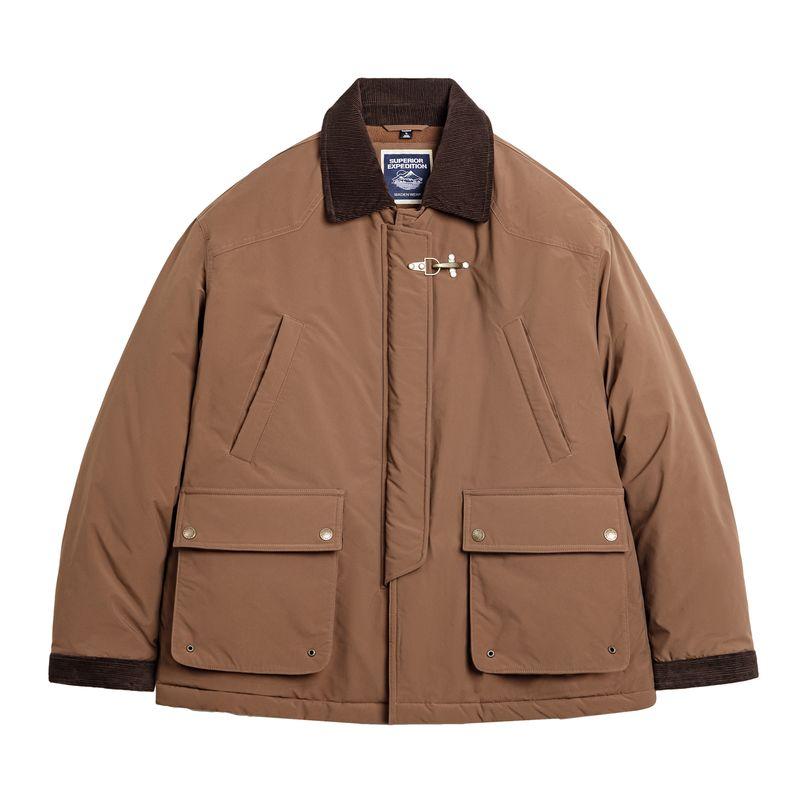 MADEN Corduroy Patchwork Padded Hunting Jacket