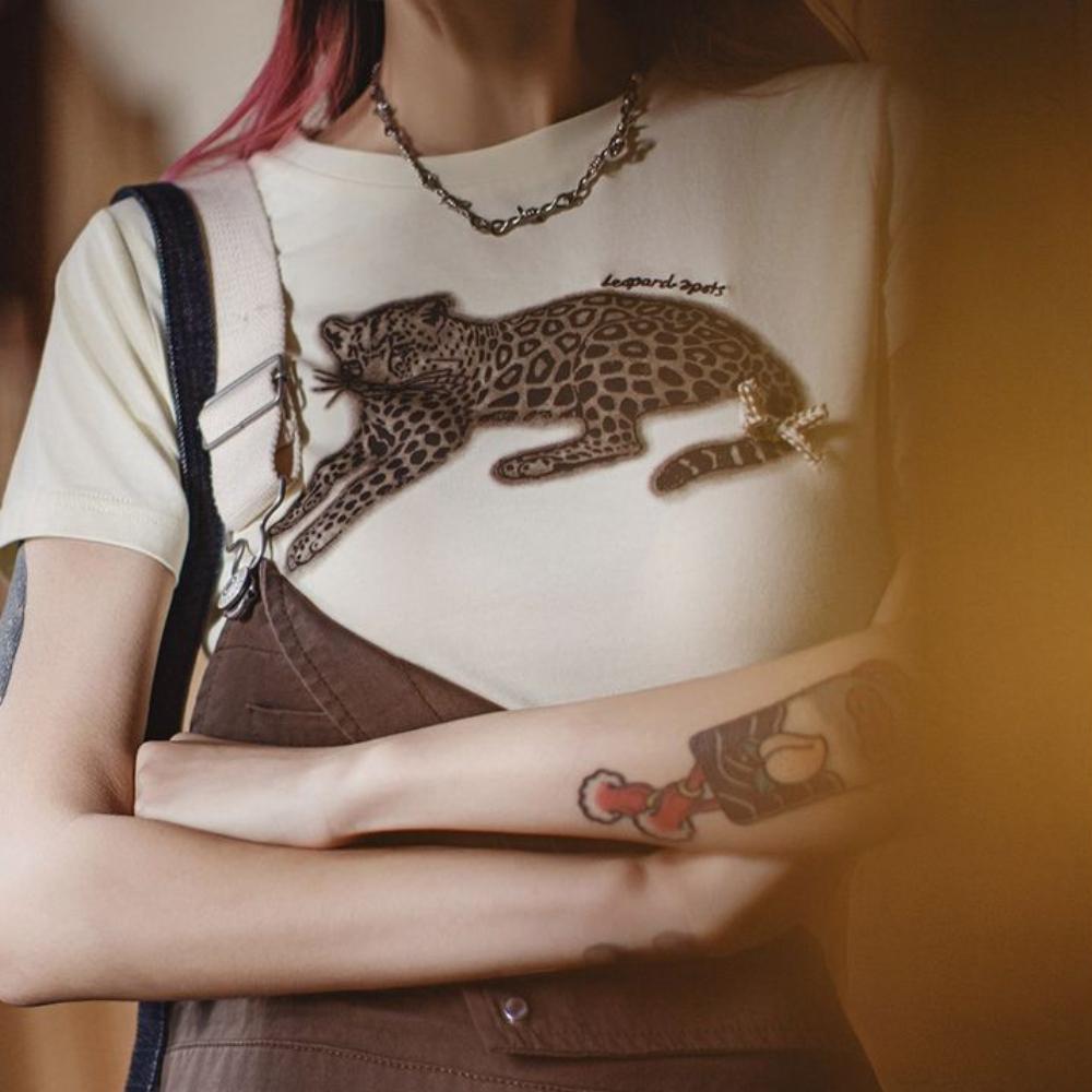 MADEN „Jaguar“ bedrucktes Grafik-T-Shirt