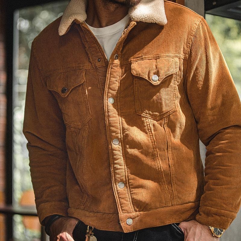 MADEN Corduroy Sherpa Jacke