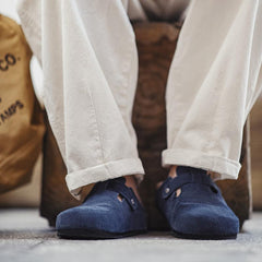 Mules azules jorobados - Zuecos cerrados Maden
