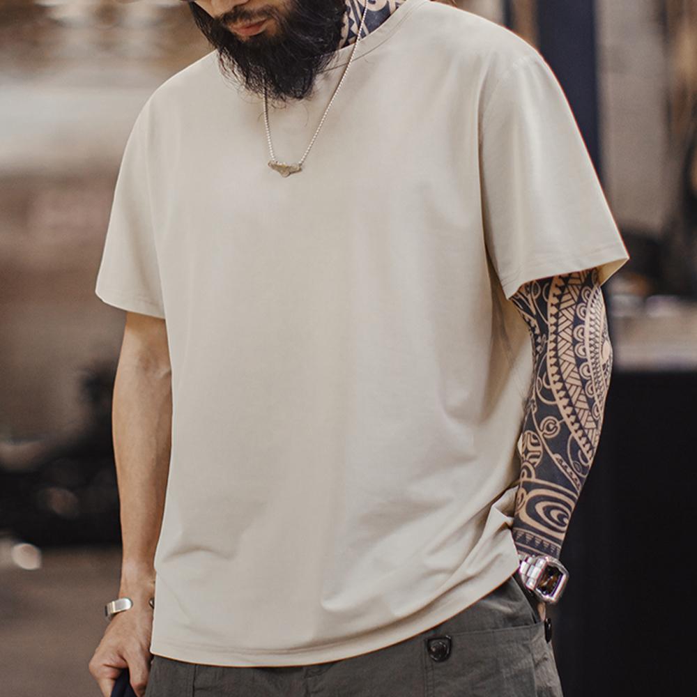 MADEN Ice‑Silk High‑Stretch Cooling T-shirt Men | Quick‑Dry Compression Base‑Layer Moisture‑Wicking Tee Summer 2025 #iceSilkTee