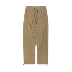 MADEN Vintage Strick-Samt Jogginghose mit weitem Bein