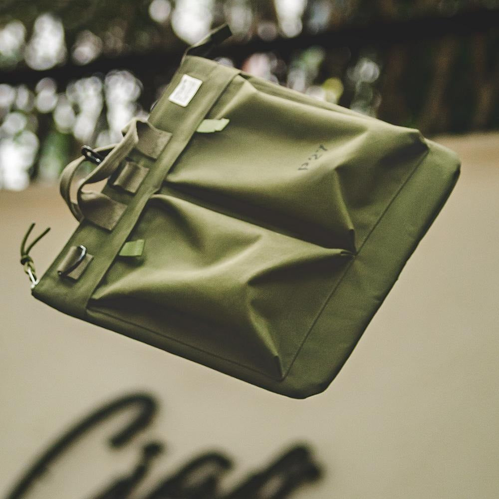 MADEN Retro Canvas Helm Messenger Schultertasche