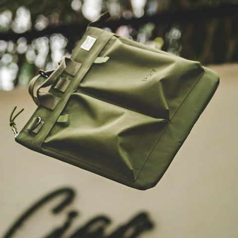 MADEN Retro Canvas Helmet Messenger Bag