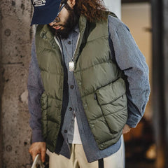 MADEN Down Vest – White Duck Down Filling