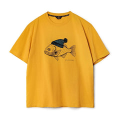 Áo thun MADEN in hình "Hat-Fish" - 100% cotton