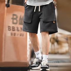 MADEN Schwere Strick-Cargo-Sweatpants mit Taschen